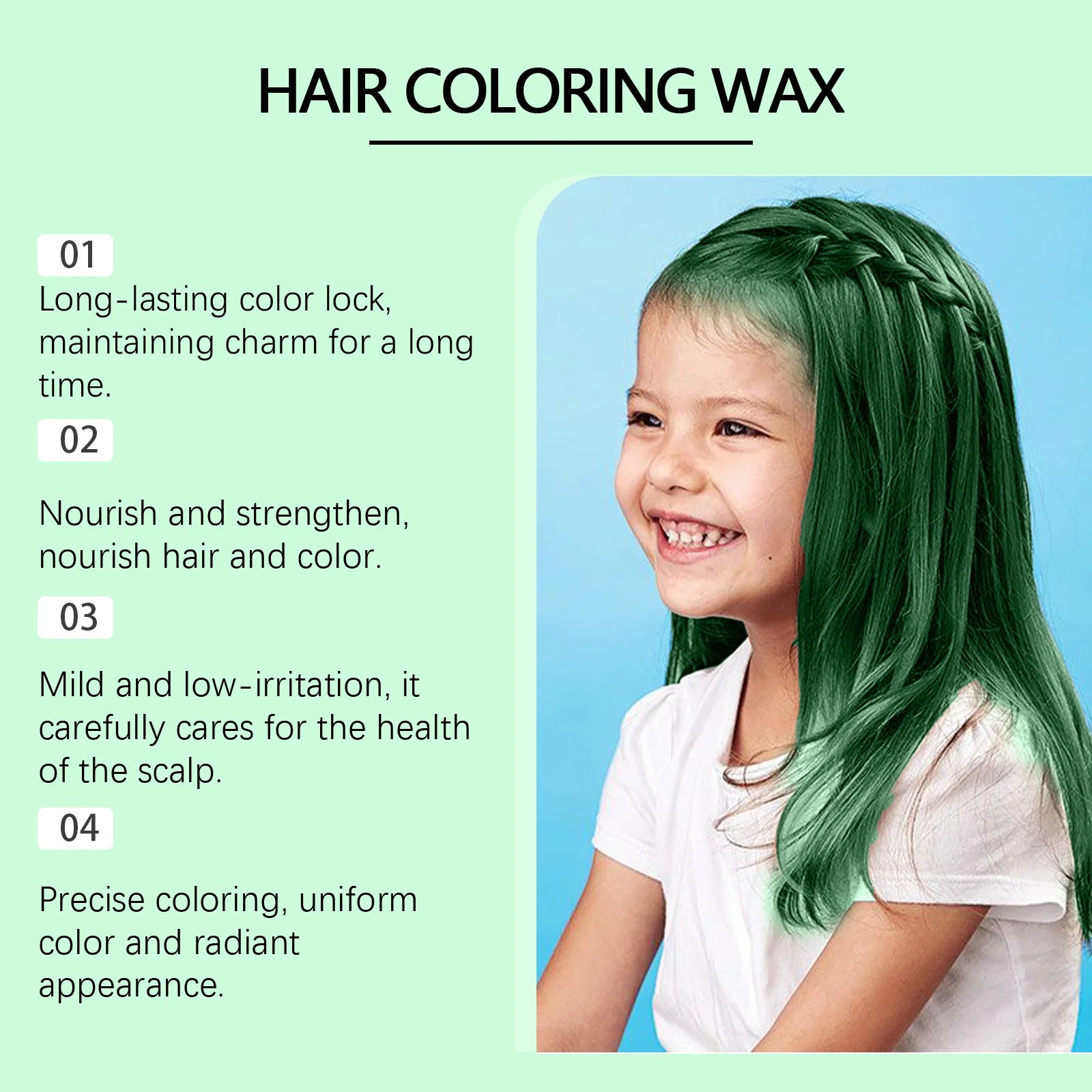 Temporary Hair Color Wax for Kids - 4