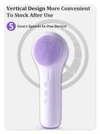 Electric Sonic Facial Cleansing and Exfoliating Brush