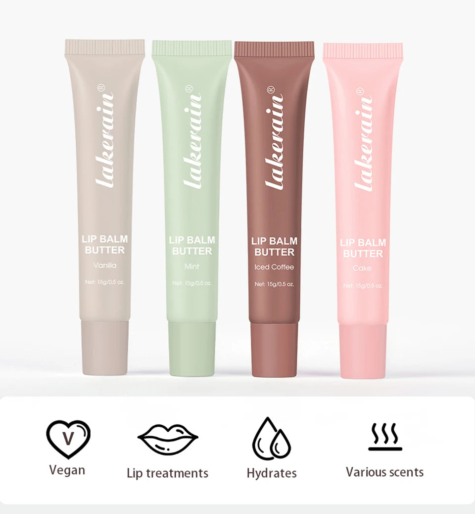 Hydrating Moisturizing Lip Butter Gloss for Dry Cracked Lips