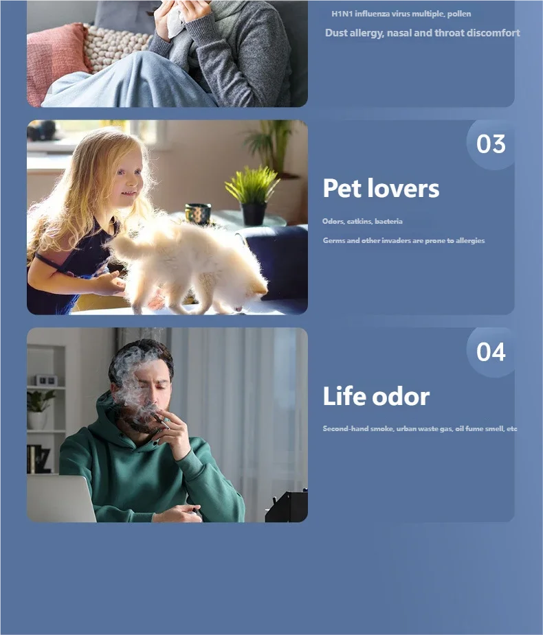 Portable Negative Ion Air Purifier for Home and Office - 11