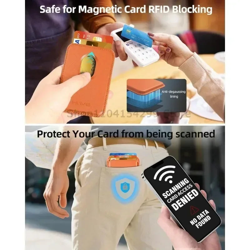 Magnetic Phone Wallet Case with Integrated Stand for MagSafe