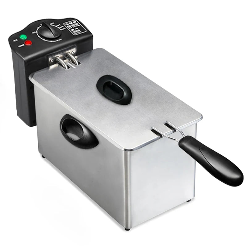 Professional Electric Countertop Deep Fryer for Crispy Snacks