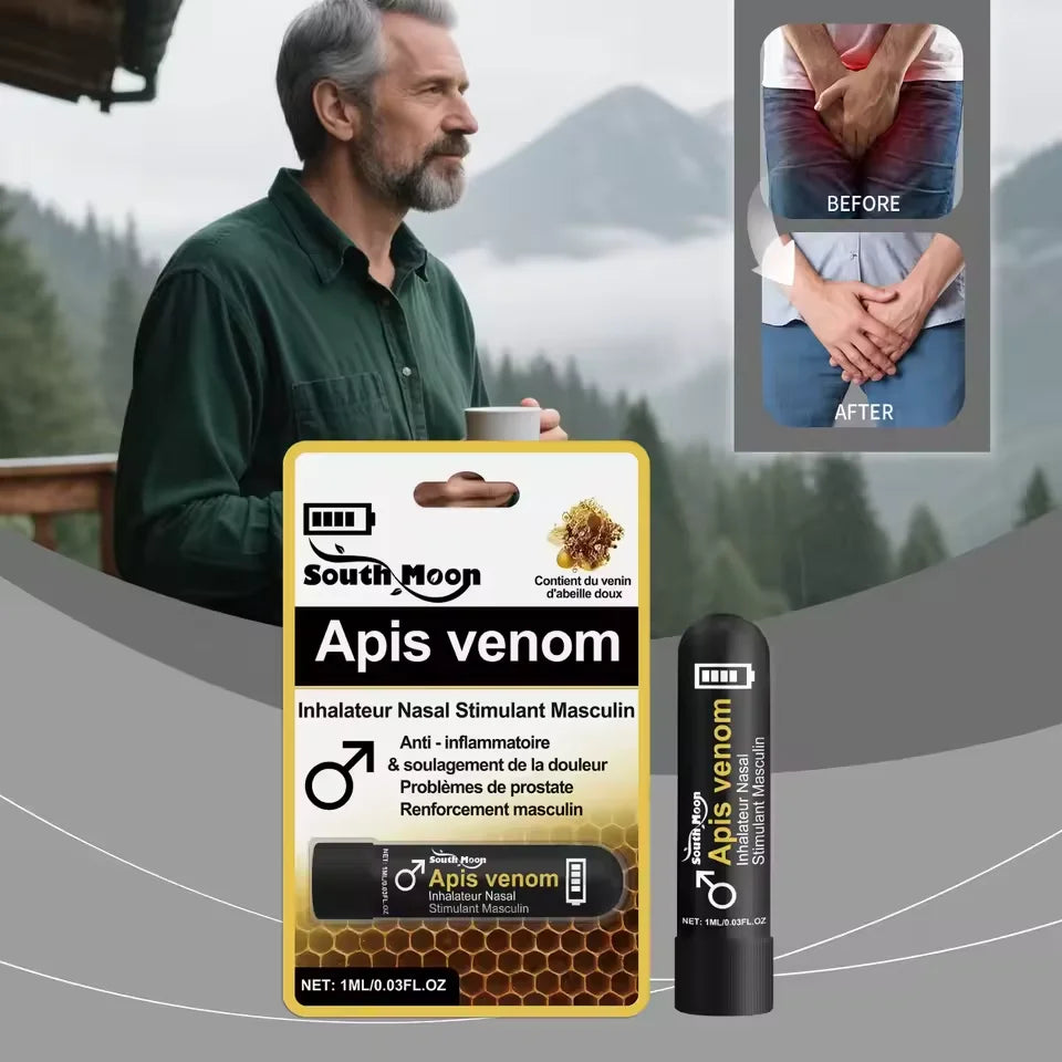 Men's Herbal Nasal Stimulant Inhaler for Daily Comfort