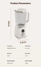 Portable Wireless Blender for Smoothies and Juices