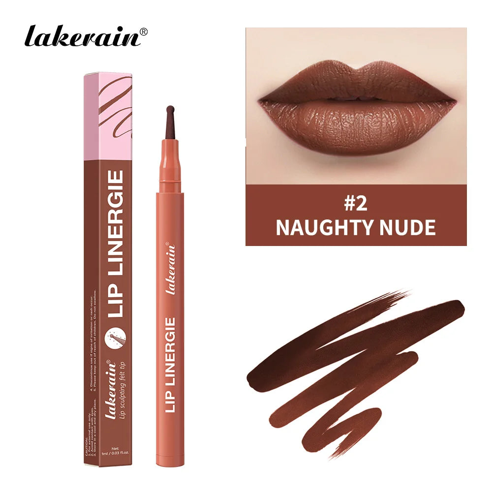Waterproof Ballpoint Felt Tip Lip Liner Stain