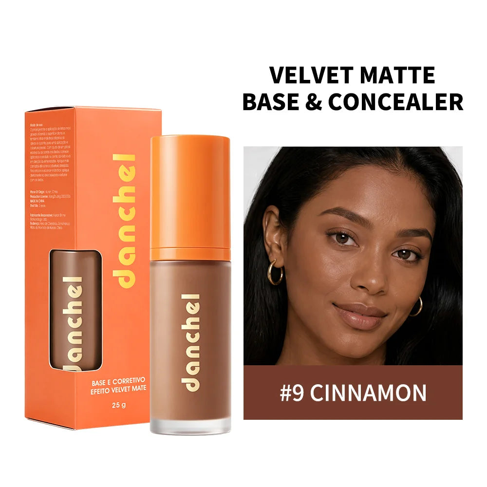 2-in-1 Velvet Matte Liquid Foundation and Concealer - 20