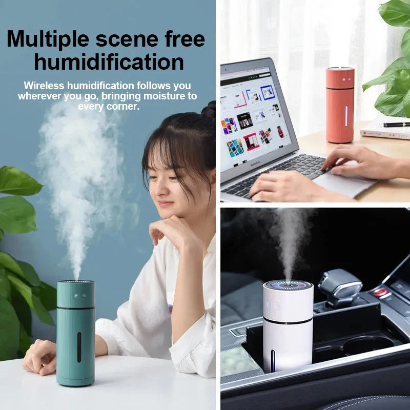 Portable Wireless Desktop Air Humidifier with Adjustable Mist - 3