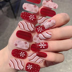 Christmas Snowflake Gel Nail Art Stickers
