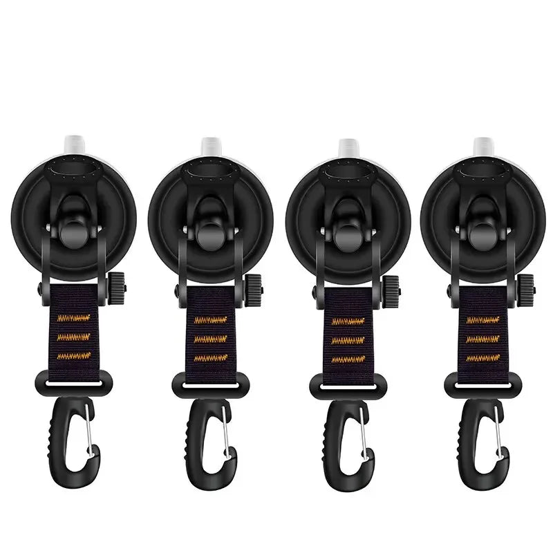 Heavy-Duty Suction Cup Anchor Hooks for Camping and Travel