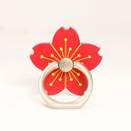 Flower Rotating Metal Phone Ring Holder