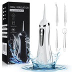 Portable Rechargeable Electric Water Flosser for Teeth Deep Cleaning