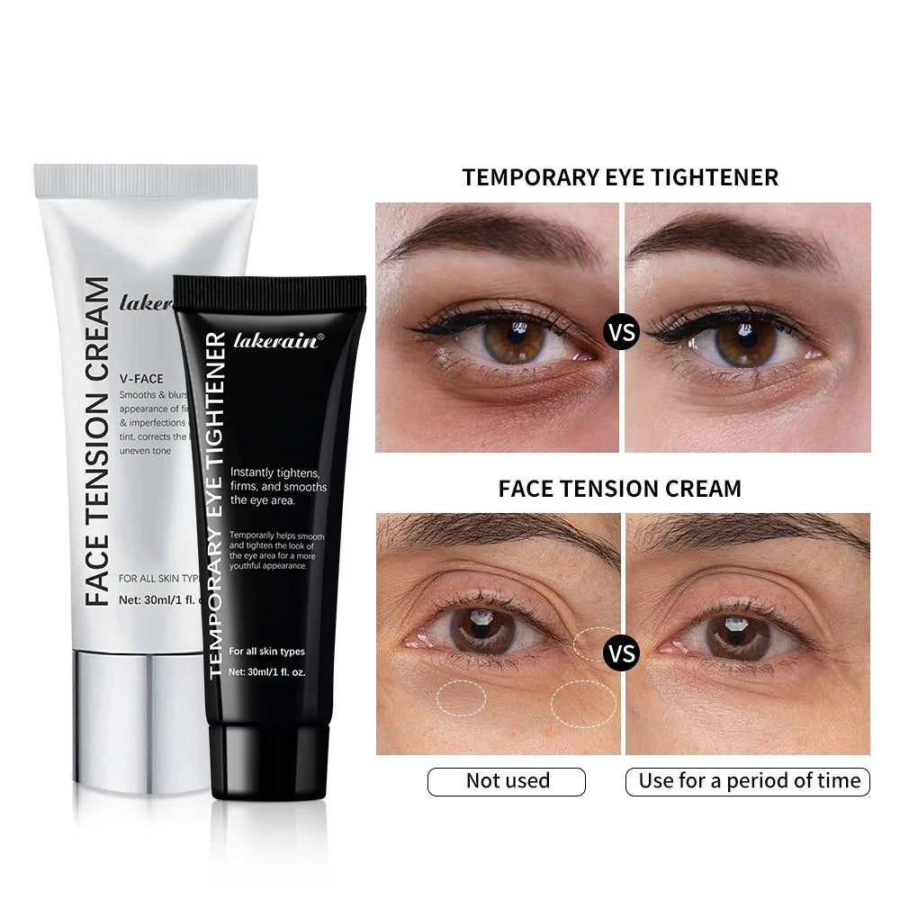 Instant Temporary Eye Tightener Cream for Fine Lines and Wrinkles