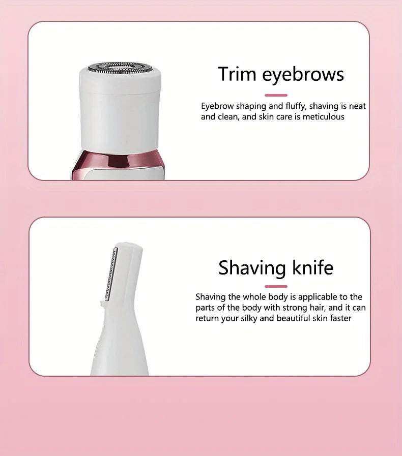 4-in-1 Electric Hair Removal Shaver for Women