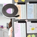 Self-Adhesive Cuttable Magnetic Strip for DIY Home Organization