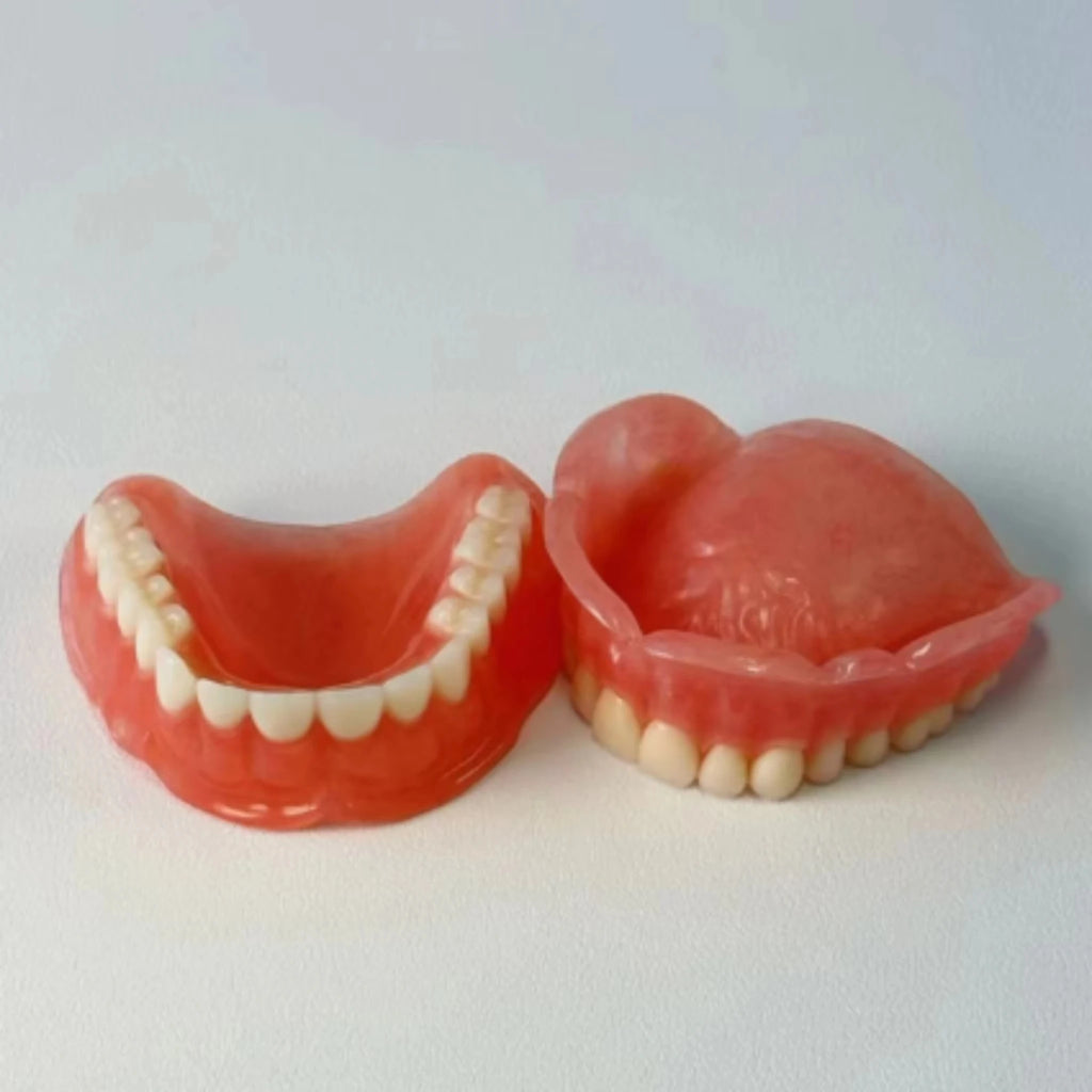 Adjustable Silicone Denture Set for Natural Smile