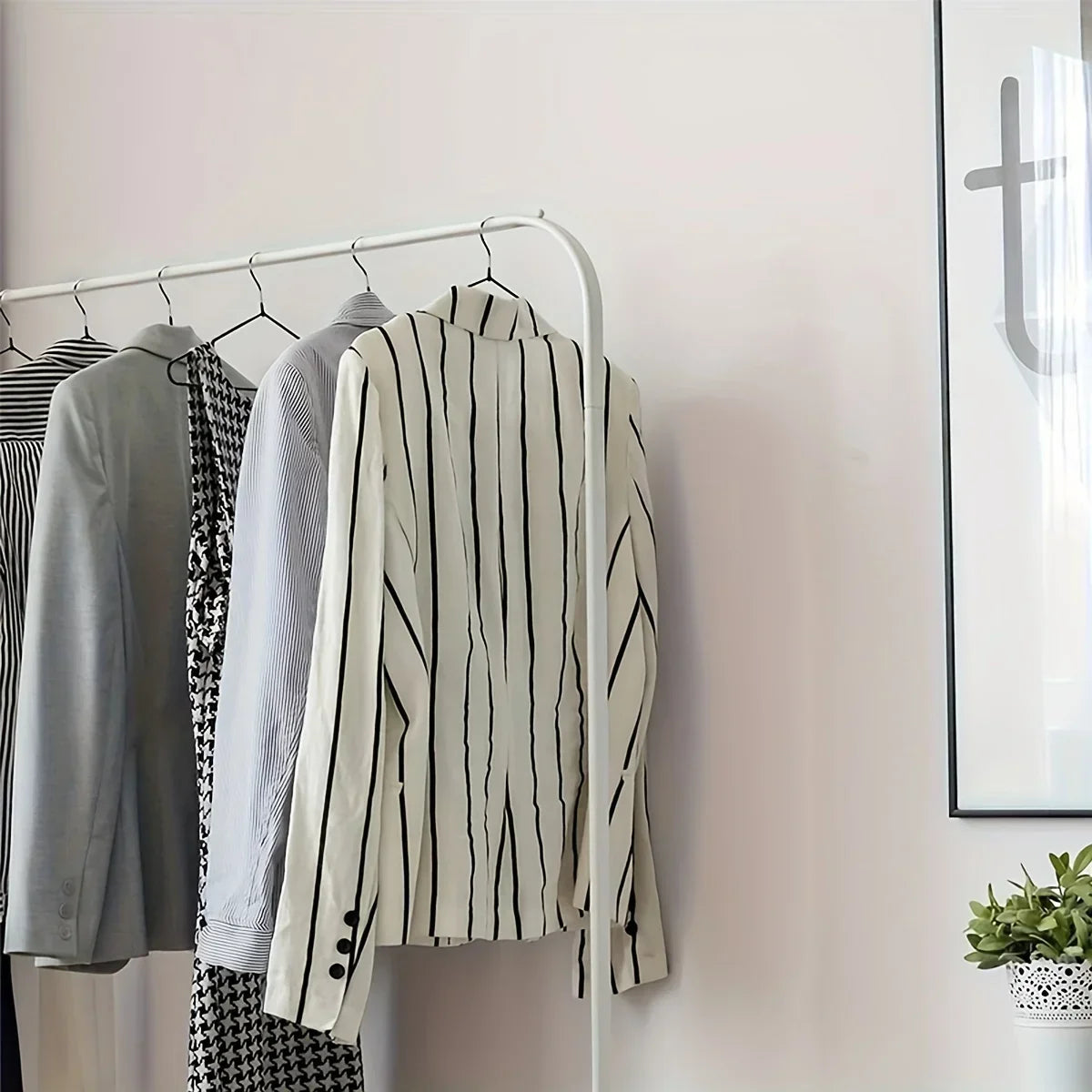 Heavy Duty Non-Slip Stainless Steel Clothing Hangers