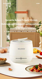 Portable 1.8L Smart Mini Rice Cooker for Small Kitchens and Dorms