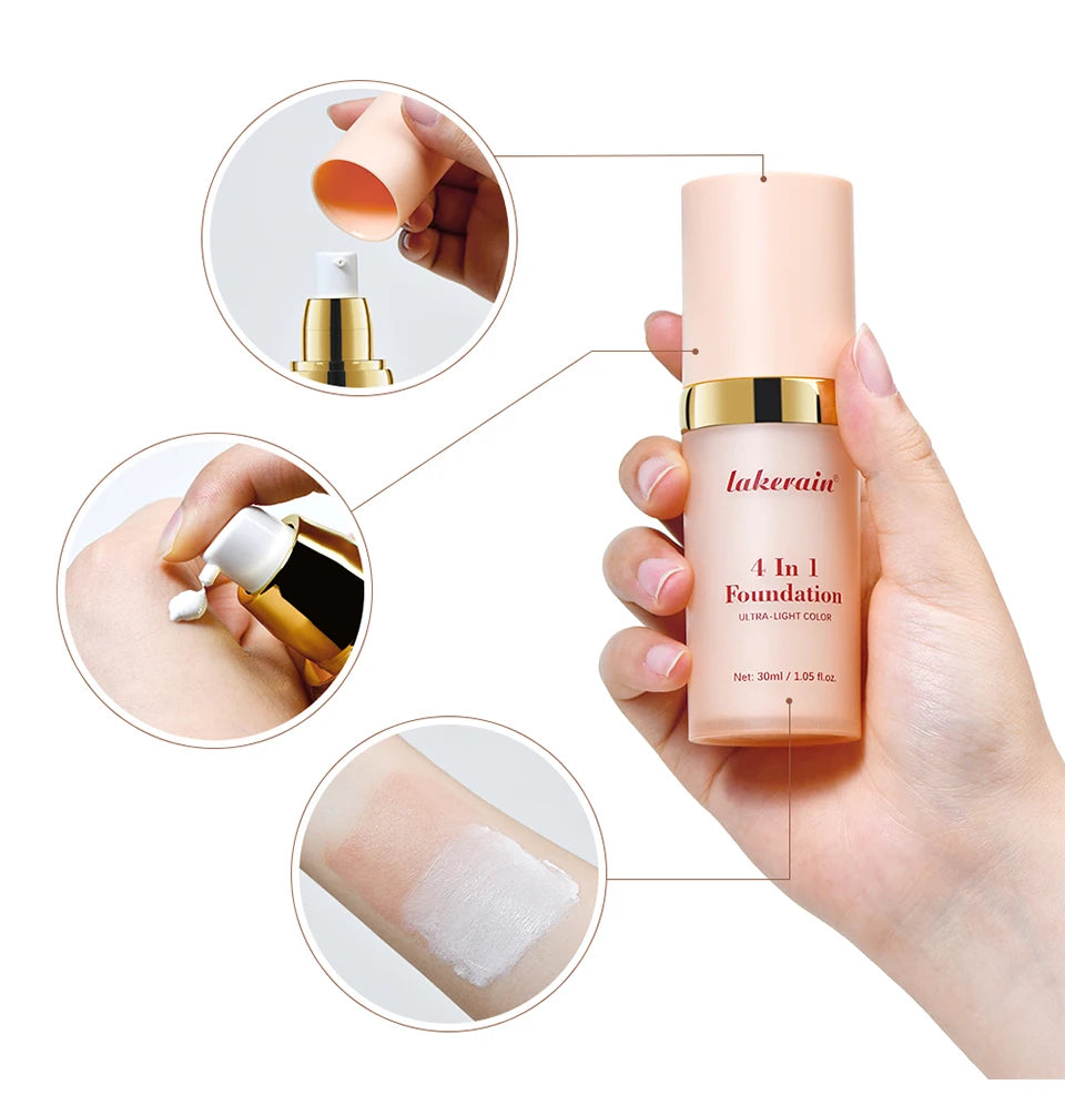 4-in-1 Color Changing Moisturizing Foundation with SPF 30