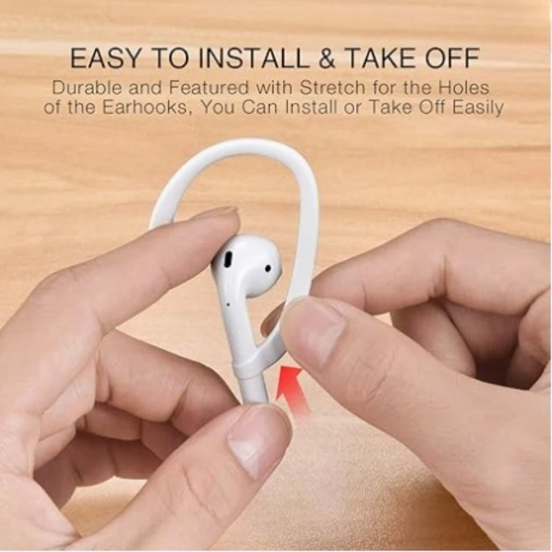 Anti-Lost Silicone Ear Hooks for Wireless Earphones