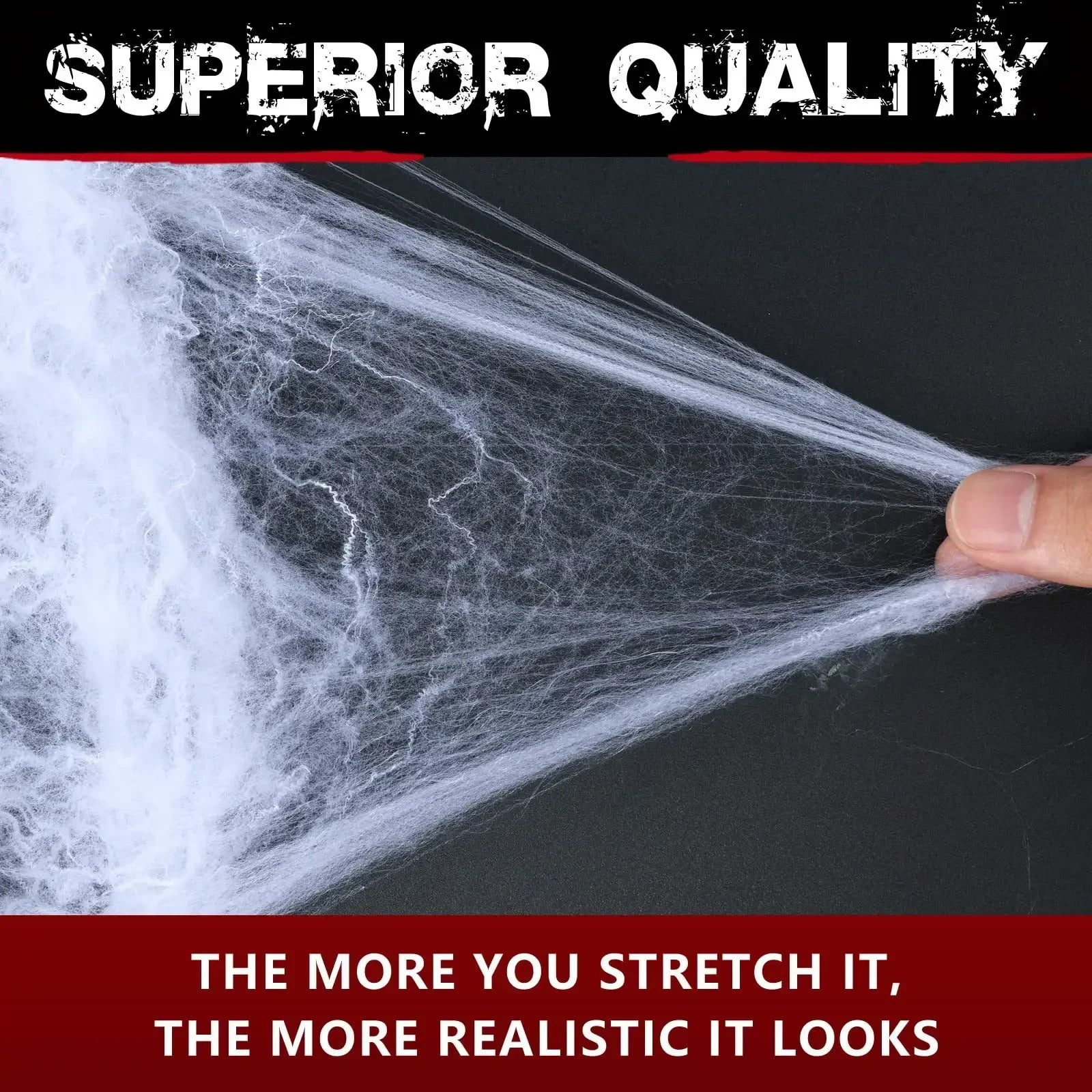Artificial Spider Web for Halloween Decorations - 10