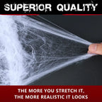 Artificial Spider Web for Halloween Decorations
