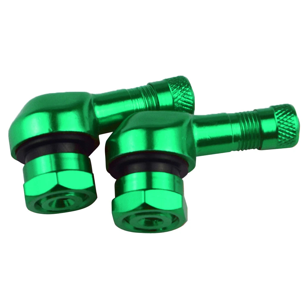 90 Degree Motorcycle Tire Valve Stems for Easy Pressure Checks