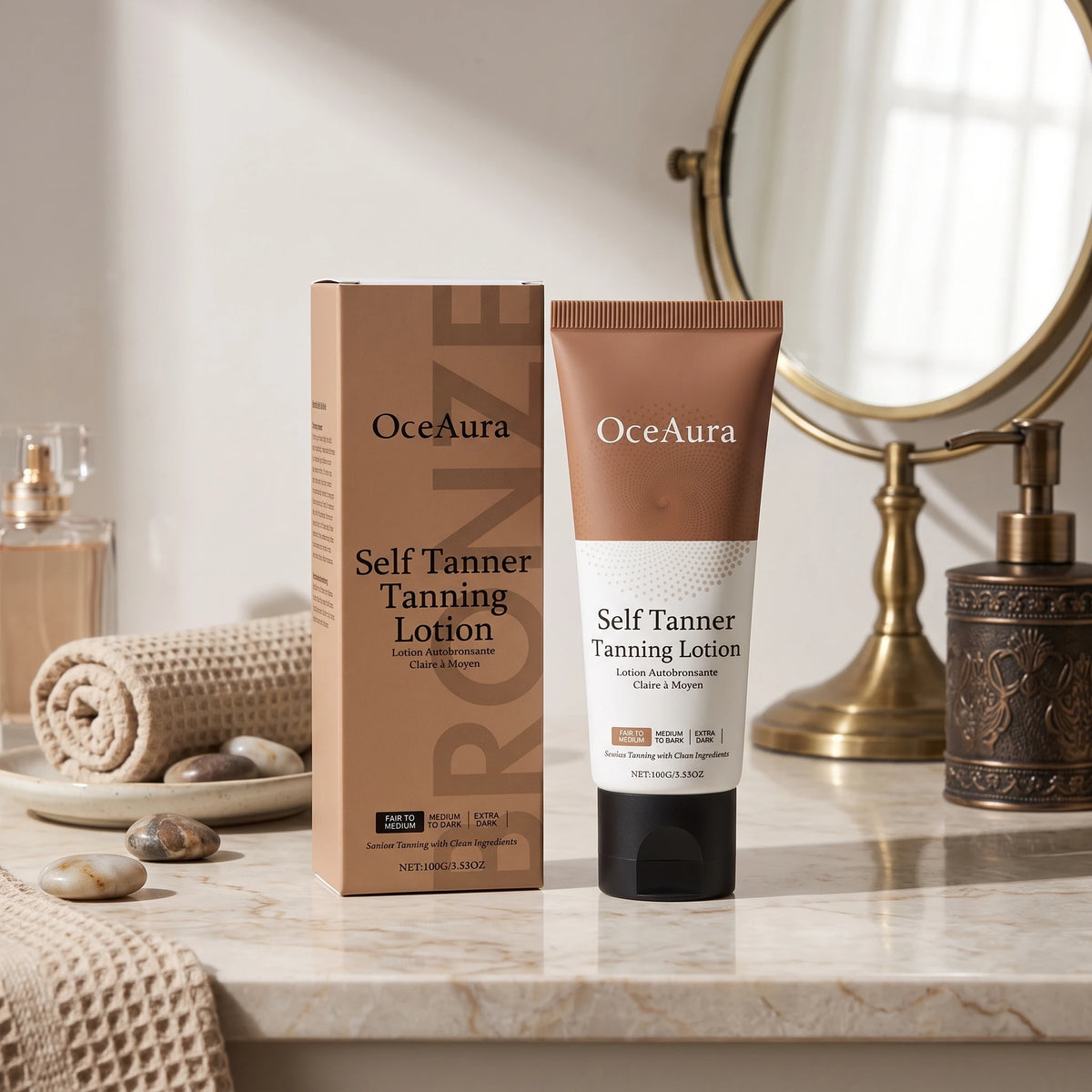 Gradual Sunless Self Tanning Lotion for Natural Bronze Glow