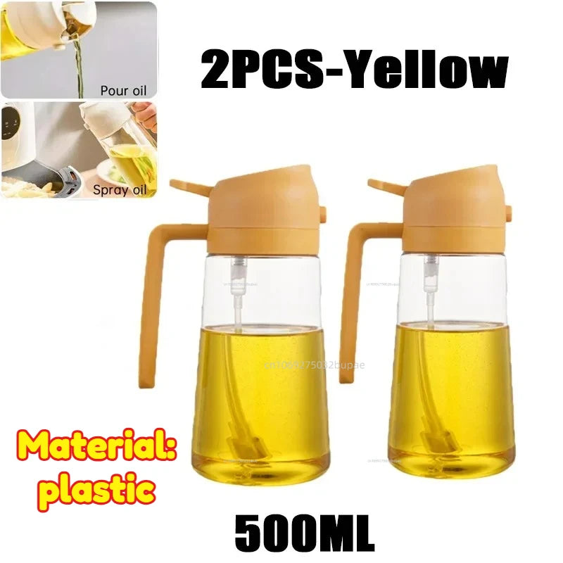 2-in-1 Kitchen Oil Dispenser and Spray Bottle