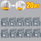 Self-Adhesive Wall Mounted Mop and Broom Organizer Holder