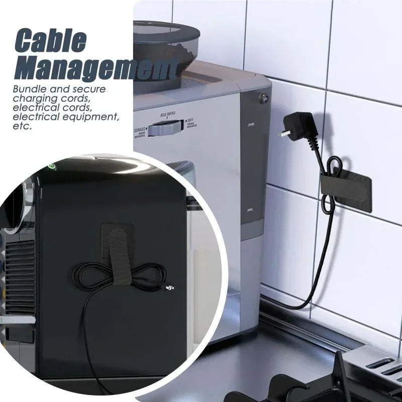 Self-Adhesive Reusable Cable Organizer Ties