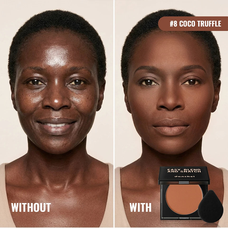 Matte Oil-Control Pressed Setting Powder for Face Makeup