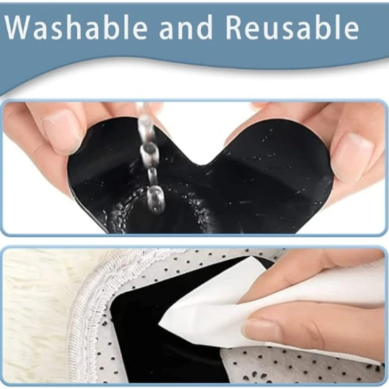 Anti-Slip Washable Rug Gripper Pads for Carpets - 4