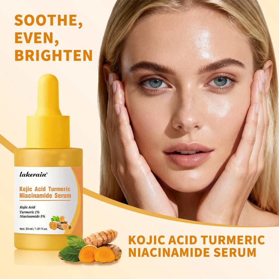 Brightening Kojic Acid and Turmeric Face Serum - 8