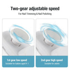 Electric Automatic Fingernail Clipper and Polisher for All Ages