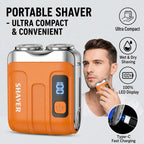 Portable Electric Dual Head Shaver for Men