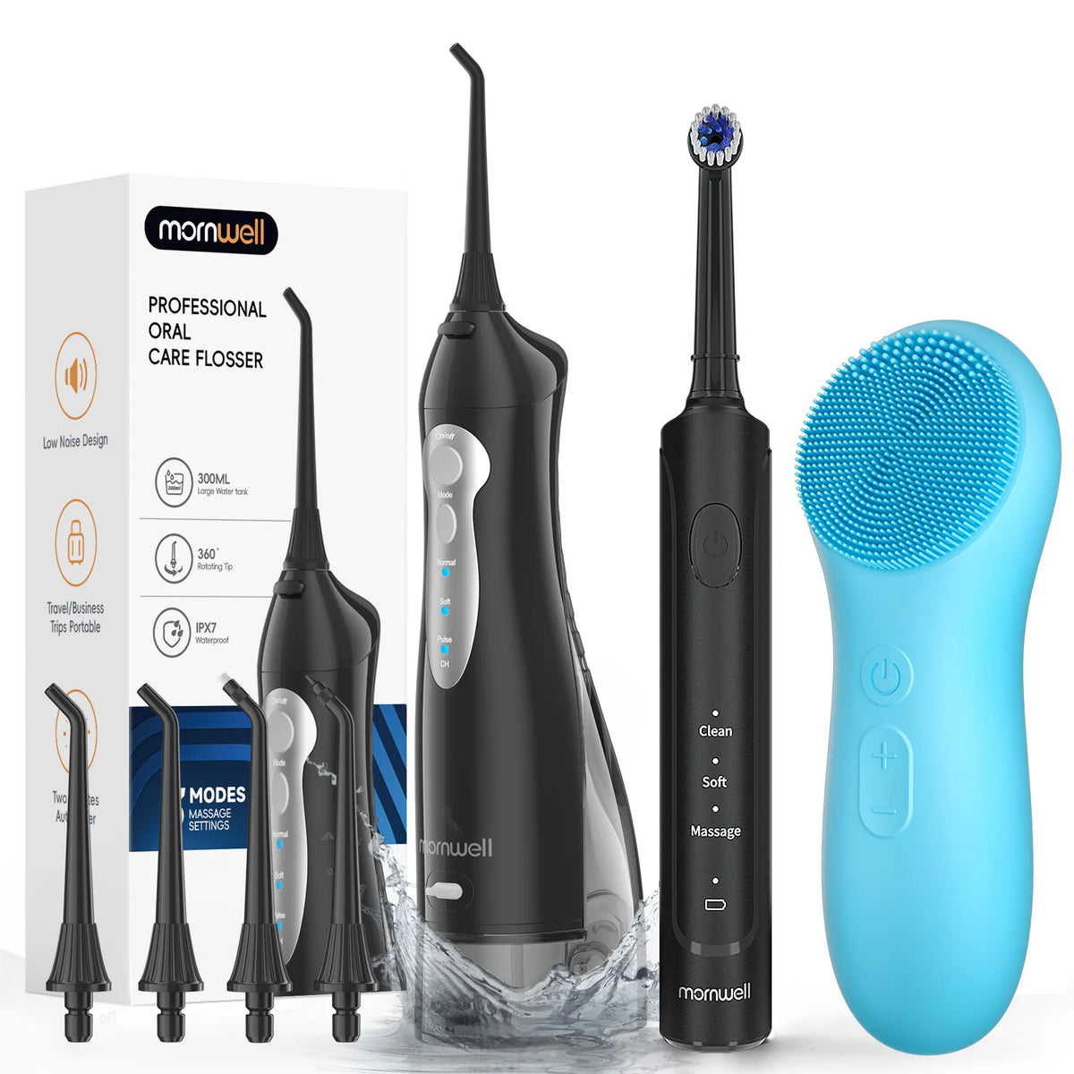 3-in-1 Professional Oral and Facial Cleaning Kit