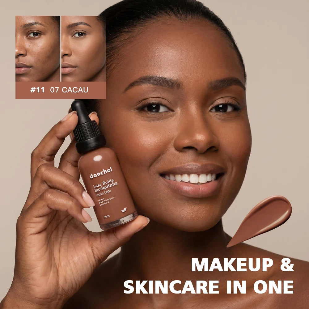 Matte Lightweight Liquid Foundation for Flawless Poreless Skin