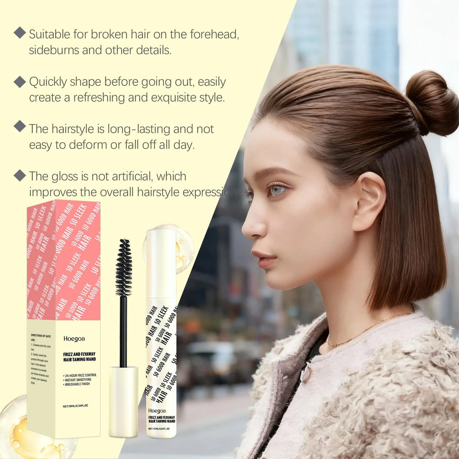 Anti-Frizz Hair Finishing Wand for Sleek Flyaway Control - 11