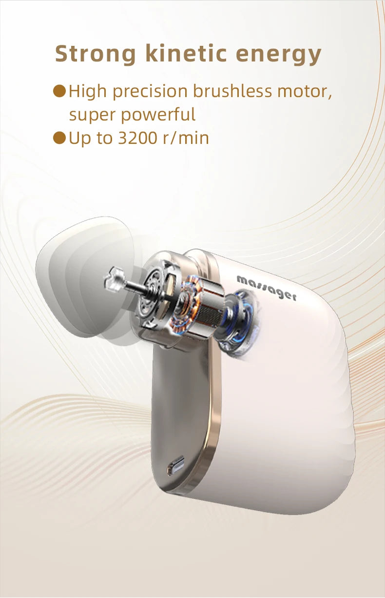 Portable Deep Tissue Percussion Muscle Massage Gun - 14
