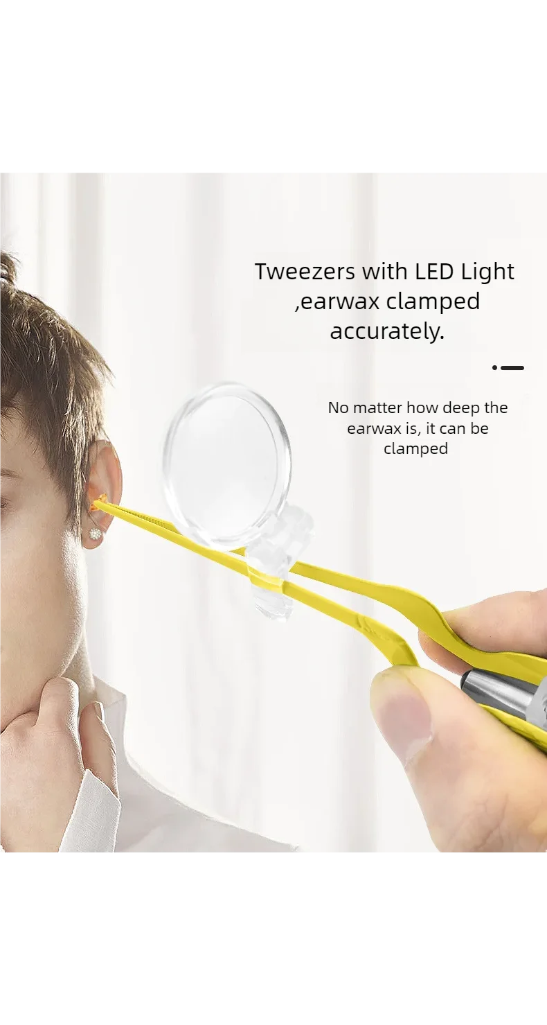 LED Lighted Ear Wax Removal Tool Kit for Adults and Kids