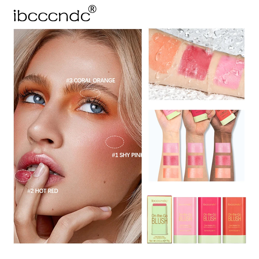 Cream Blush Stick for Lips and Cheeks - 2