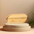 Multifunctional Bamboo Oval Tray Set