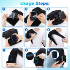 Wireless Heated Shoulder Massager with Vibration and App Control