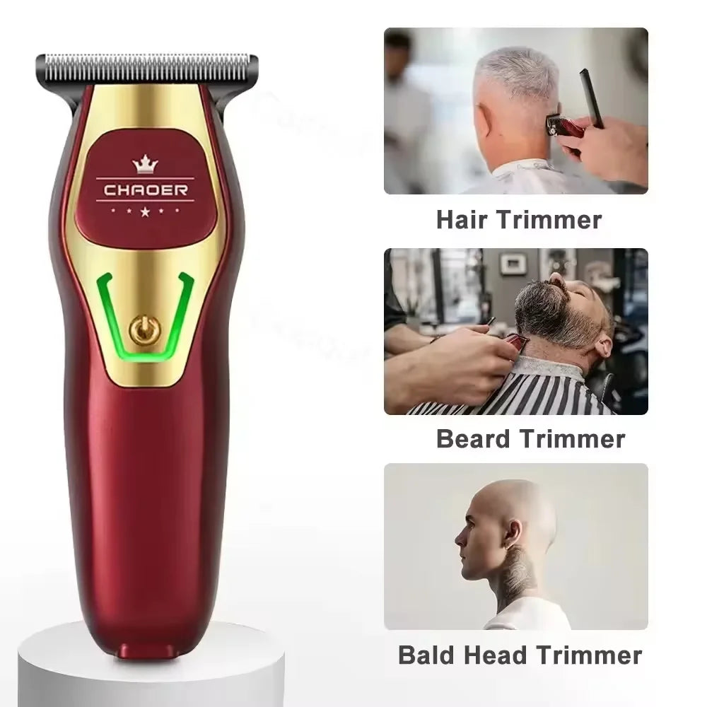 Professional Rechargeable Cordless Hair and Beard Trimmer - 1