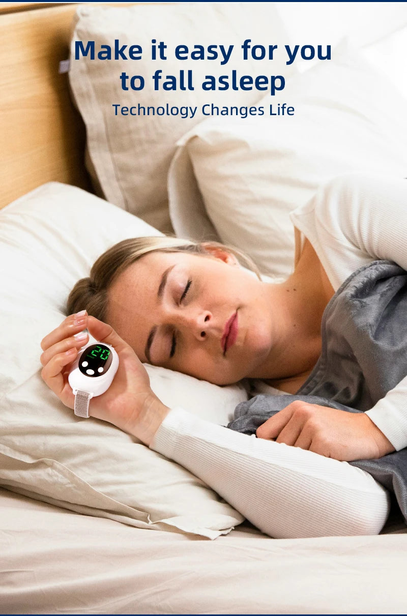 Microcurrent Handheld Sleep Aid and Anxiety Relief Device