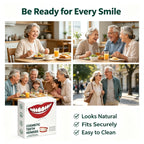 Comfortable Silicone Denture Set for Daily Oral Care