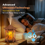 Portable Ultrasonic Pavilion Humidifier with LED Night Light