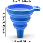 Collapsible Silicone Funnel for Car Oil and Fluid Changes
