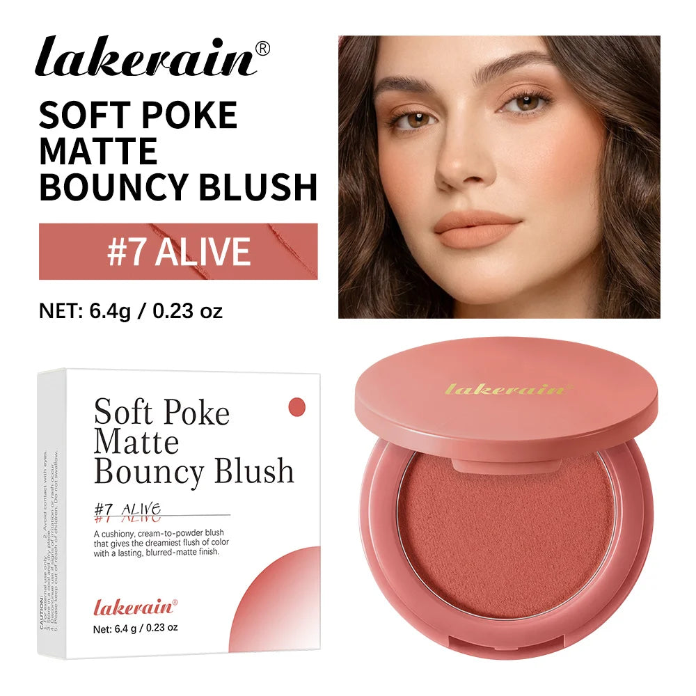 Matte Cream to Powder Bouncy Blush for Natural Flush - 22