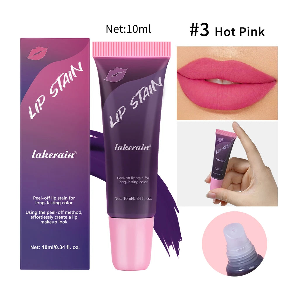 Waterproof Peel-Off Matte Lip Stain Tint